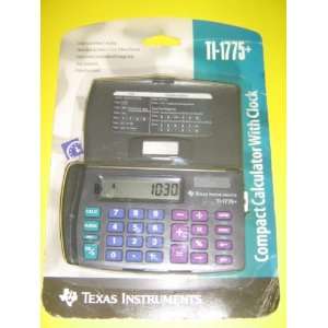  Texas Instruments, TI 1775+, Compact Calculator With Clock 