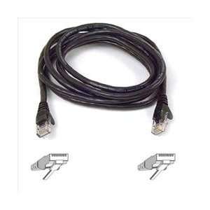  Belkin A3L980B03 BLK S SNAGLESS CAT6 PATCH CABLE 4 PAIR 