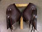 saddle tapaderos de luxe all around w ith stirrups adul