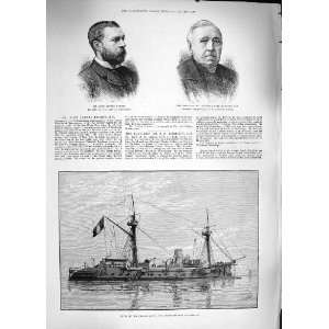  1889 JOHN BRIGHT BENJAMIN KENNEDY SHIP DUGUESCLIN