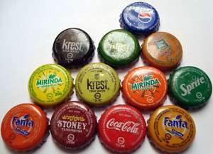 Collection of Soda bottle caps Tanzania soft drinks  