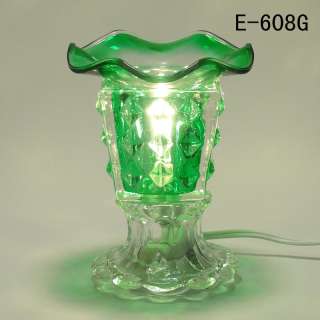 Glass Electric *diamond* Scent Oil Diffuser Warmer Burner Aroma 
