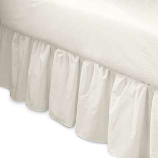 Fresh Ideas Ruffled Bed Skirt in Ivory   Size King 