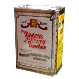 Sun Brand Madras Curry Powder, 4 Ounce Tins (Pack of 12)  