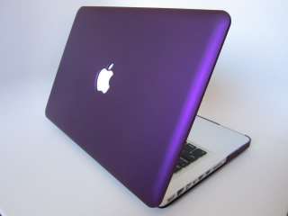 13 inch MacBook Pro Rubberized Hard Case Laptop Cover   Eggplant 