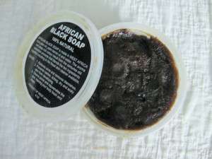 100% Natural African Black Soap for Face Body & Hair  