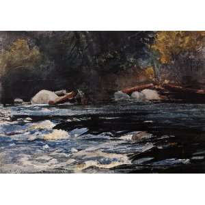 Oil painting reproduction size 24x36 Inch, painting name The Rapids 