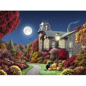  Moonlight Halloween Jigsaw Puzzle Toys & Games