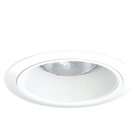 Juno Lighting 24W WH 6 Inch Tapered Downlight Baffle, White with White 