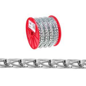 Campbell 0890827 Low Carbon Steel Sash Chain, Zinc Plated, #8 Trade, 0 