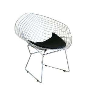  Bertoia Style Diamond Wire Chair