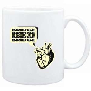  Mug White  Bridge heart  Sports