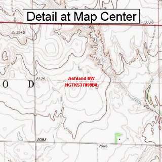   Map   Ashland NW, Kansas (Folded/Waterproof)