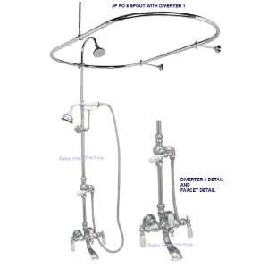   Tub Shower System w/ Diverter 1  CHROME FINISH