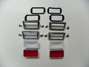 1969 Mustang Shelby Side Marker Lamp Kit   Front & Rear  