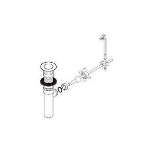  Delta Faucet RP38958SS Pop Up Drain Assembly, Stainless 