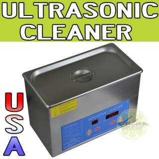 Gallon Stainless Steel Digital Heated UltraSonic Cleaner Ultra Sonic 