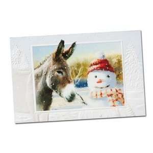  Long Ears, Donkey Christmas Card