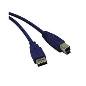  USB 3.0 Device Cable, A/B, 15 ft., Blue