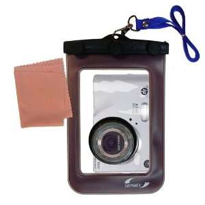 Gomadic Clean n Dry Waterproof Camera Case for the HP PhotoSmart R607 