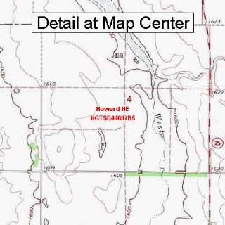   Map   Howard NE, South Dakota (Folded/Waterproof)