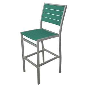  Poly Wood A102FASAR Euro Side Chair Outdoor Bar Stool 