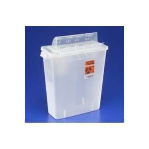  Kendall IN ROOM Sharps Container with Always Open Lids, 5 