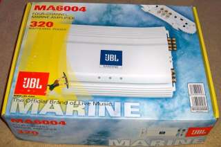   Marine MA6004 320W RMS, 4 Channel Marine Amplifier 50036119108  