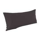 Patch Magic Black Solid Fabric Pillow Sham, 27 Inch by 21 Inch