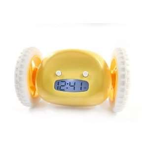  Clocky Alarm Clock on Wheels yellow