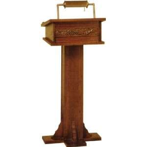 Deluxe Grape Leaf and Vine Carving Group Lectern  Kitchen 