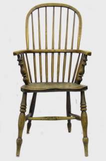 Set 8 Antique English Windsor Armchairs Chairs  