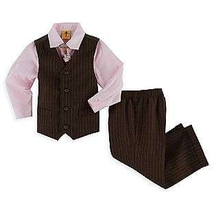 Toddler Boys Vest, Pant, Pink Shirt, Tie Dresswear Set  Steve Harvey 