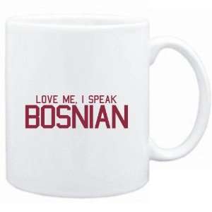    Mug White  LOVE ME, I SPEAK Bosnian  Languages