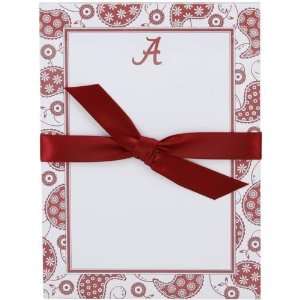  NCAA Alabama Crimson Tide Paisley Notepad