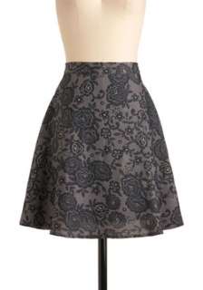 Black Casual Skirt  Modcloth