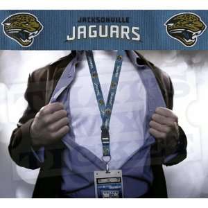  Jacksonville Jaguars NFL Lanyard Key Chain and Ticket 