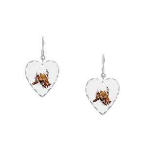  Earring Heart Charm Lion Rip Out Artsmith Inc Jewelry