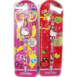    Hello Kitty Moving Body Clip Lead Pencil  pink or red Toys & Games