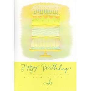  Greeting Cards   Birthday Braille Card Happy Birthday 