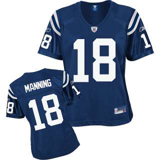 Reebok Indianapolis Colts Peyton Manning Womens Premier Team Color 