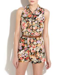 null (Multi Col) Innocence Floral Playsuit  249397299  New Look