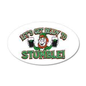   Sticker Lets Get Ready To Stumble Irish Leprechaun 