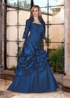 Glamorous Embellished Mother of the Bride Dress Formal Gown With 