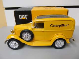 1932 Ford Panel Delivery Caterpiller Die Cast Bank  
