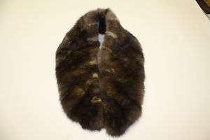 SALE NEW Real Natural Sable Collar Fur 44 Long  
