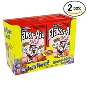 Flavor Aid Drink Mix, Strawberry Grocery & Gourmet Food
