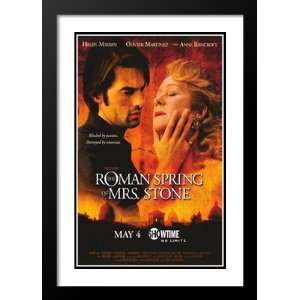  The Roman Spring of Mrs Stone 32x45 Framed and Double Matted Movie 