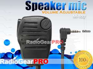 BaoFeng Mini Speaker Mic Volume Adjustable for UV 3R Mark II BF U3 BF 