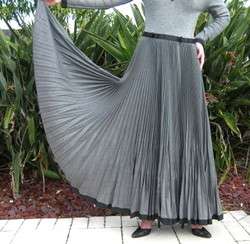 GEOFFREY BEENE COUTURE VTG ORIGAMI PLEAT DRESS GOWN~M  